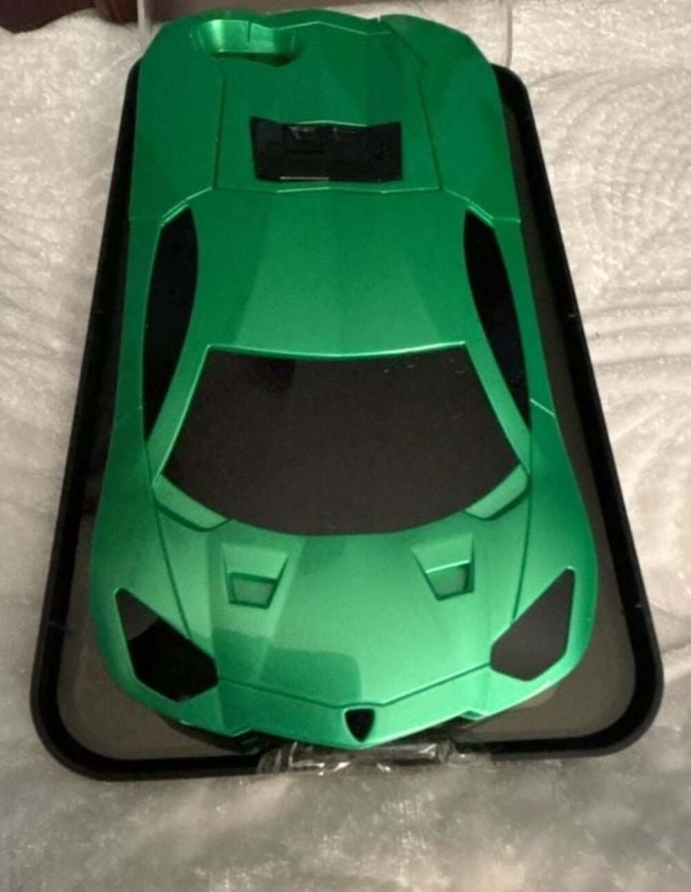 Lamborghini Aventador Style 3D Sports Racing Car Green iPhone Phone Case